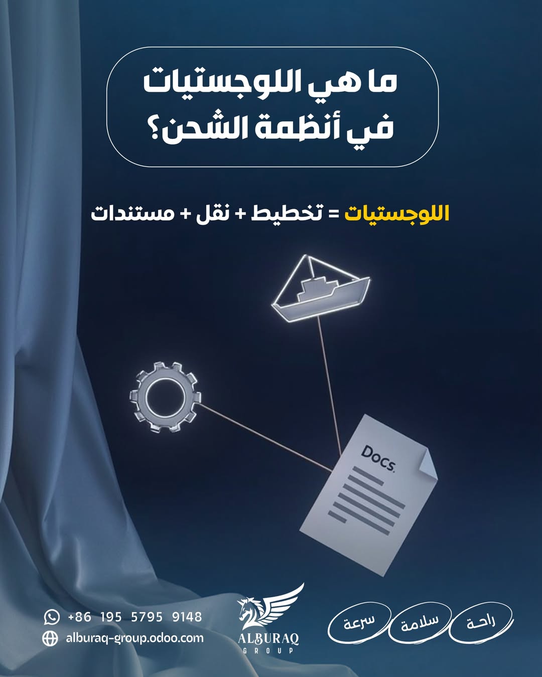 اللوجستيات… العمود الفقري لأي شحنة ناجحة