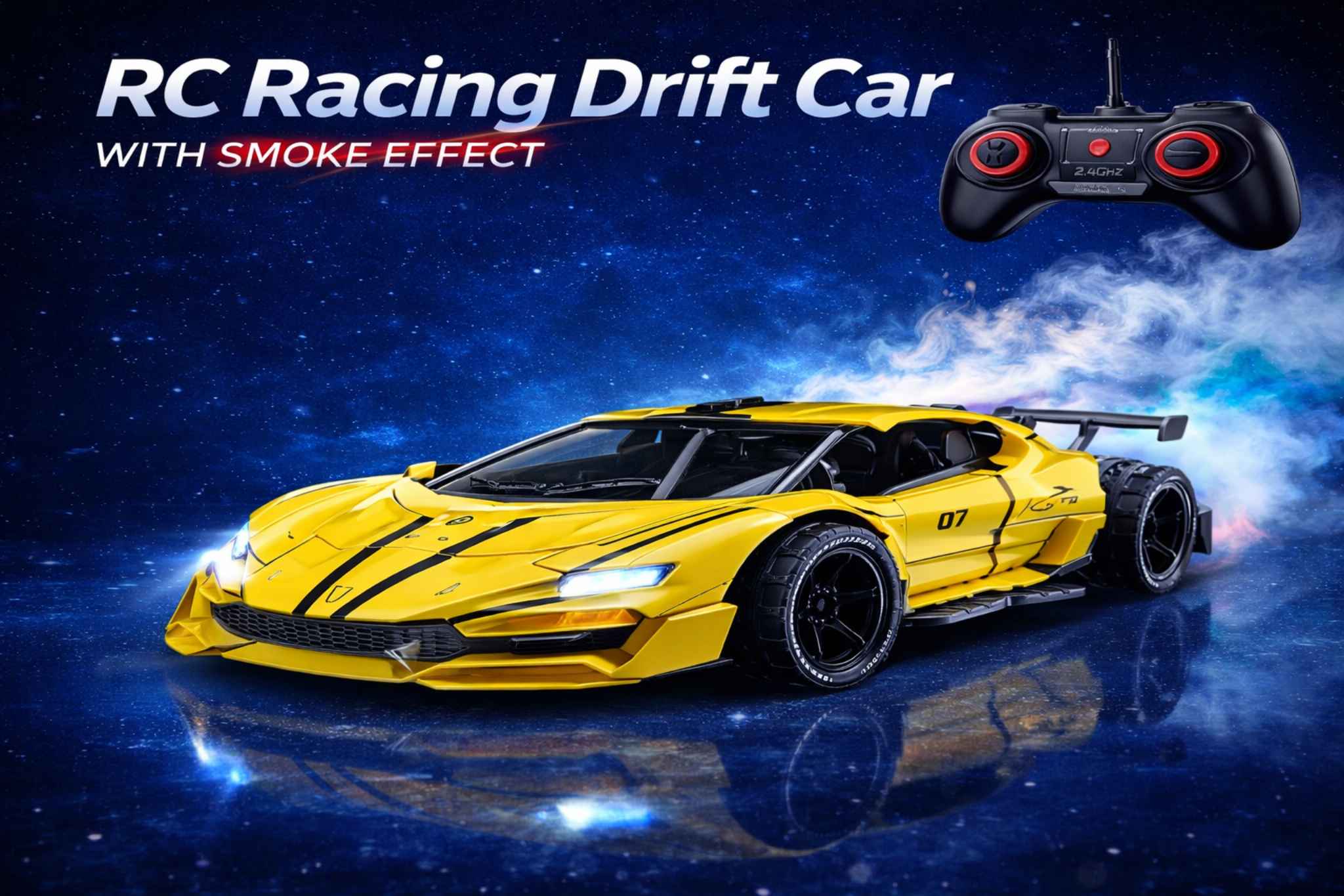 سيارة بامبلبي رياضية بالتحكم عن بعد مع أبواب قابلة للفتح