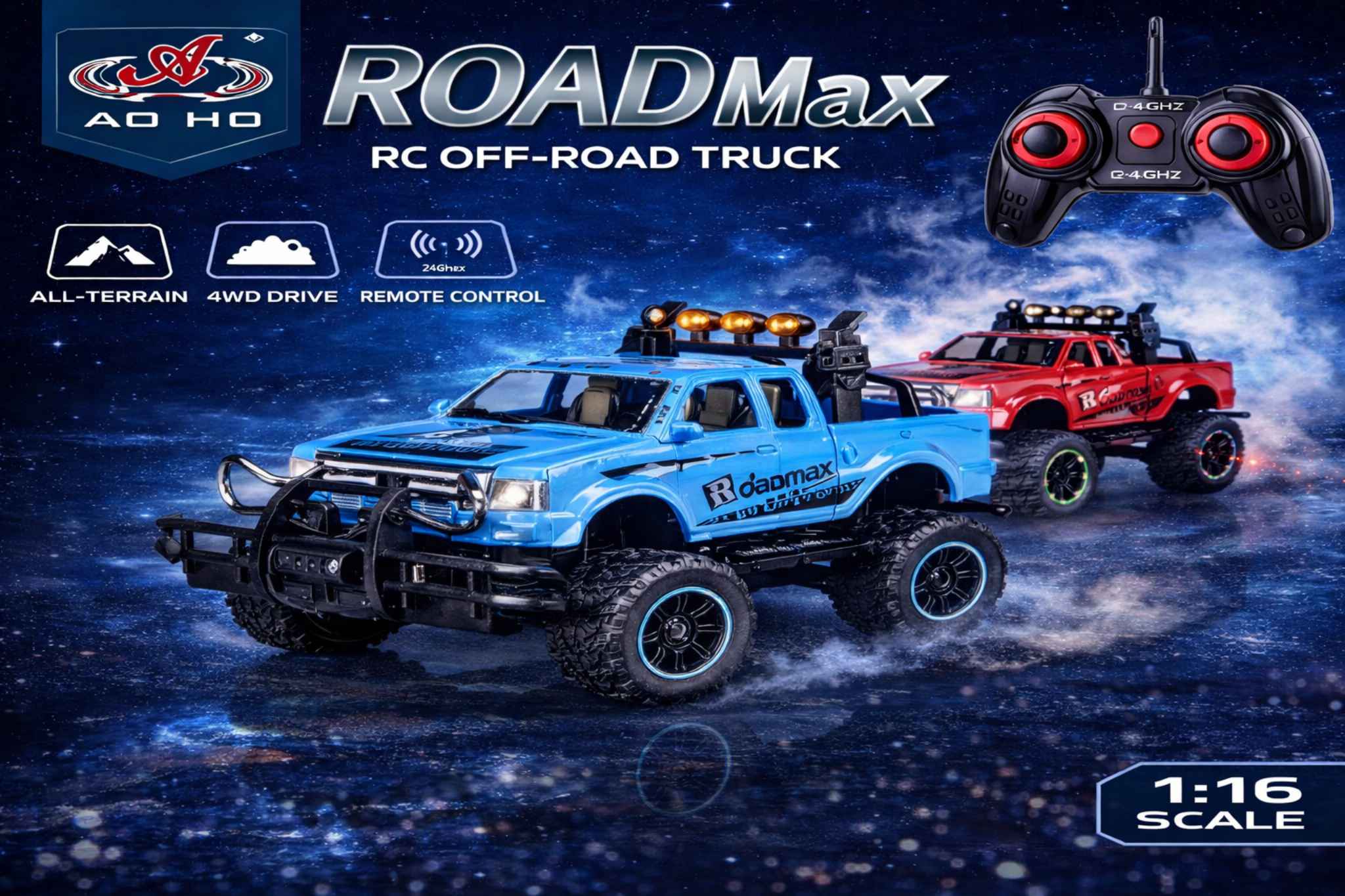 سيارة بيك أب للطرق الوعرة بالتحكم عن بعد