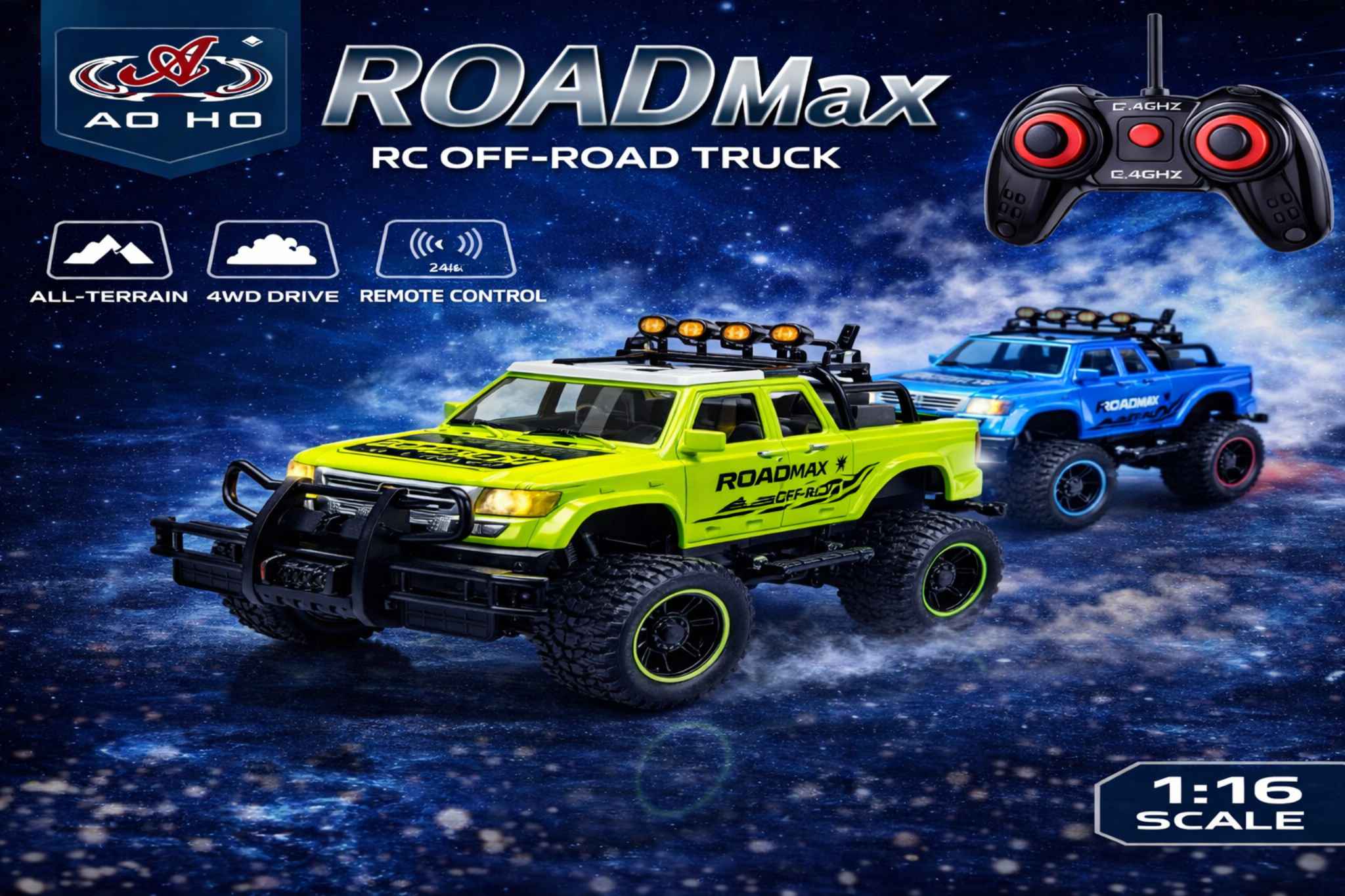 سيارة لاند كروزر للطرق الوعرة بالتحكم عن بعد