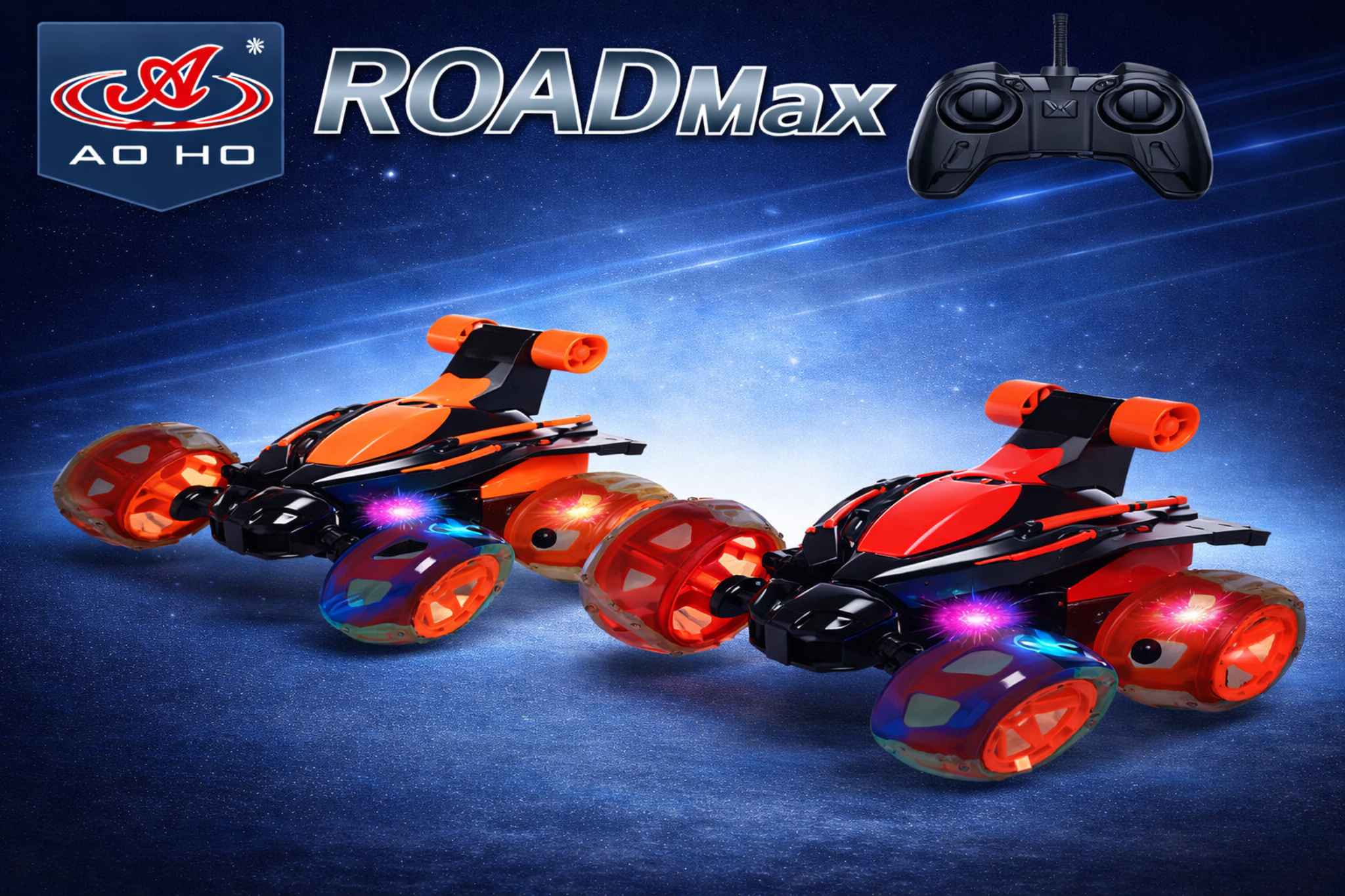 سيارة  استعراضية بالتحكم عن بعد مع إضاءة وموسيقى