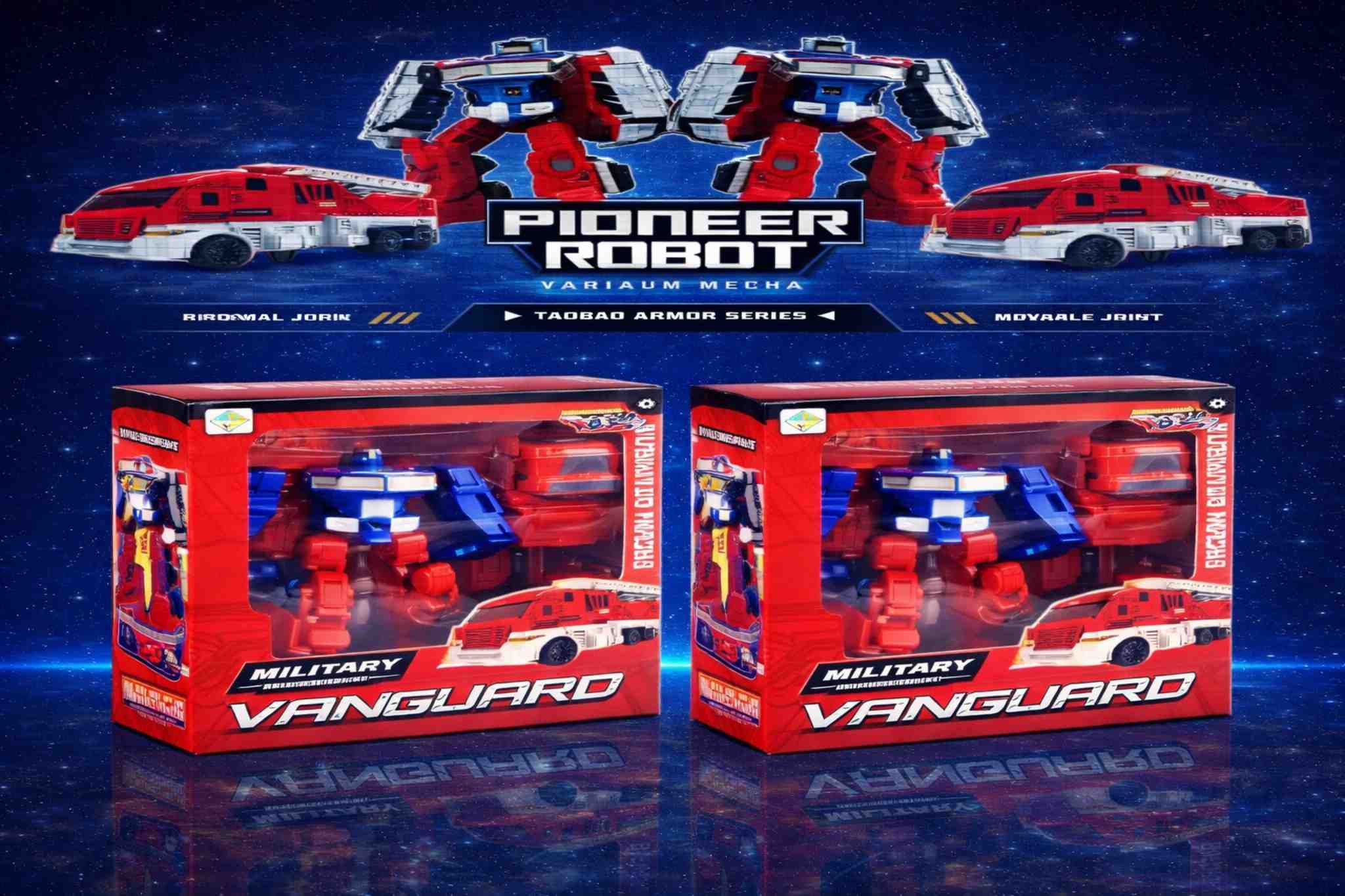 روبوت شاحنة إطفاء متحول