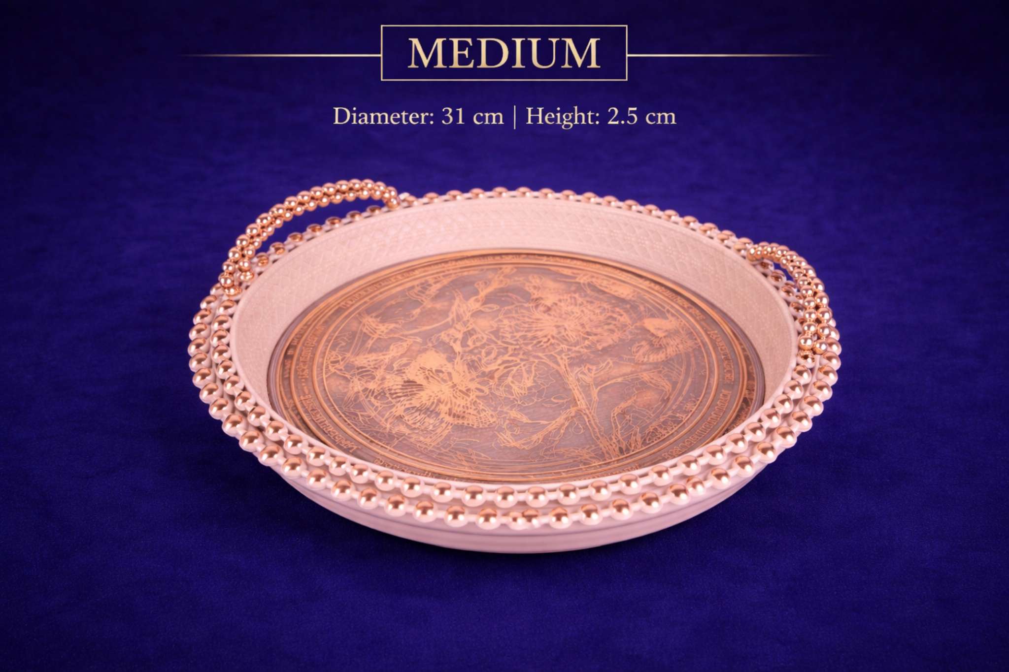 طبق تقديم للضيافة العائلية متوسط