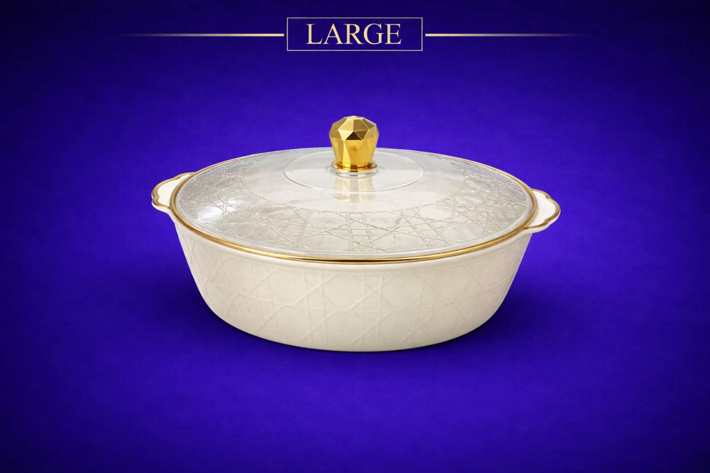 طبق تقديم للضيافة العائلية كبير