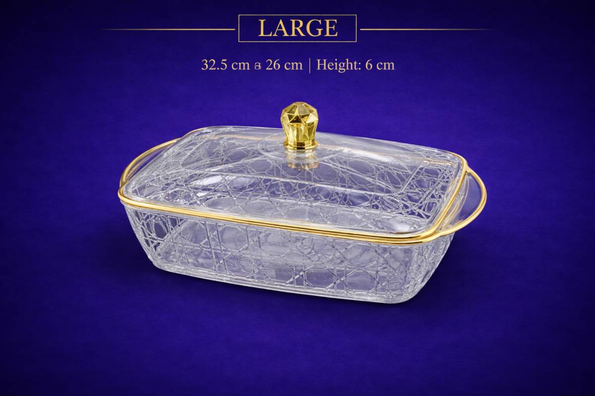 طبق تقديم أنيق للضيافة كبير