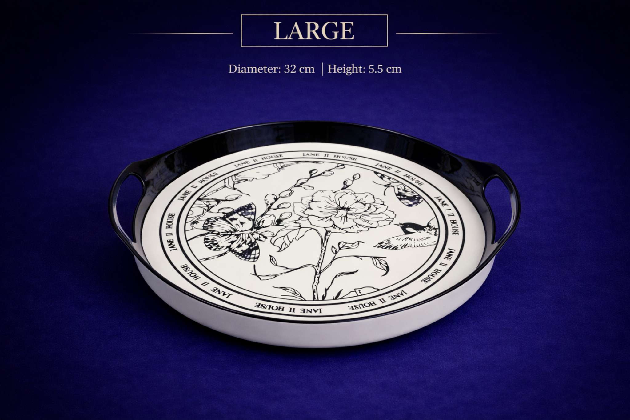 طبق فواكه كبير فاخر للمناسبات