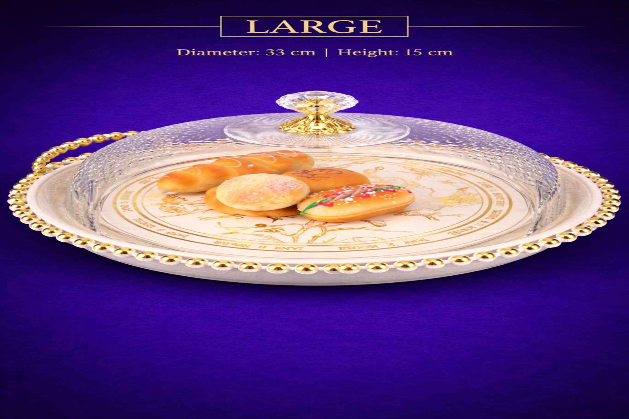 طبق فواكه كبير للمناسبات