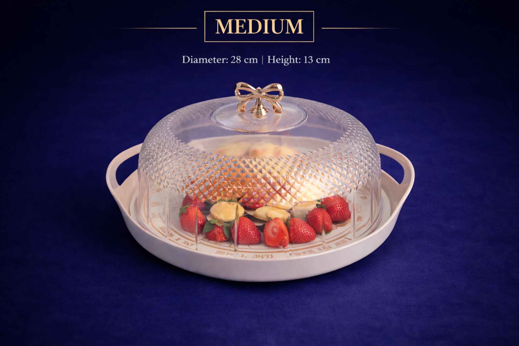 طبق تقديم أنيق للضيافة (متوسط)