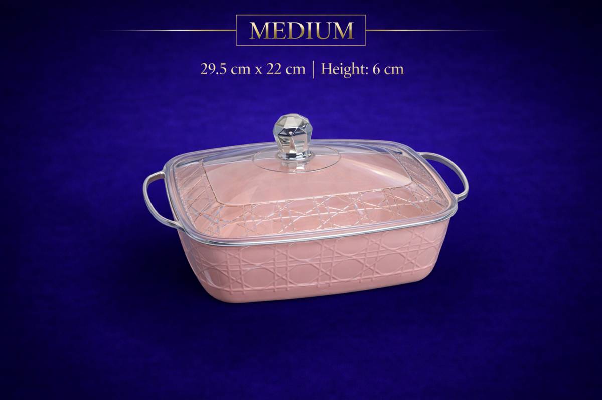 طبق تقديم للضيافة العائلية متوسط