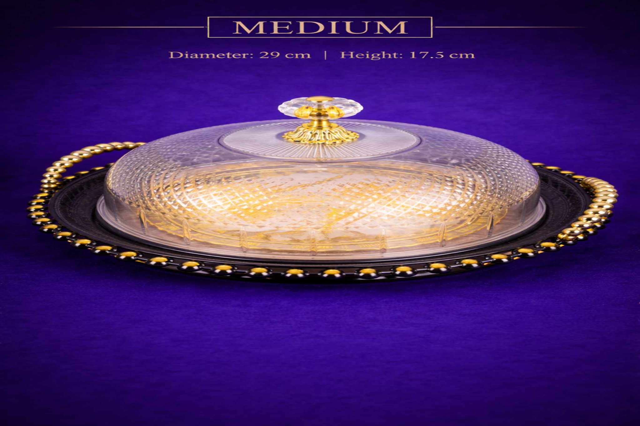 طبق فواكه متوسط بتصميم عصري