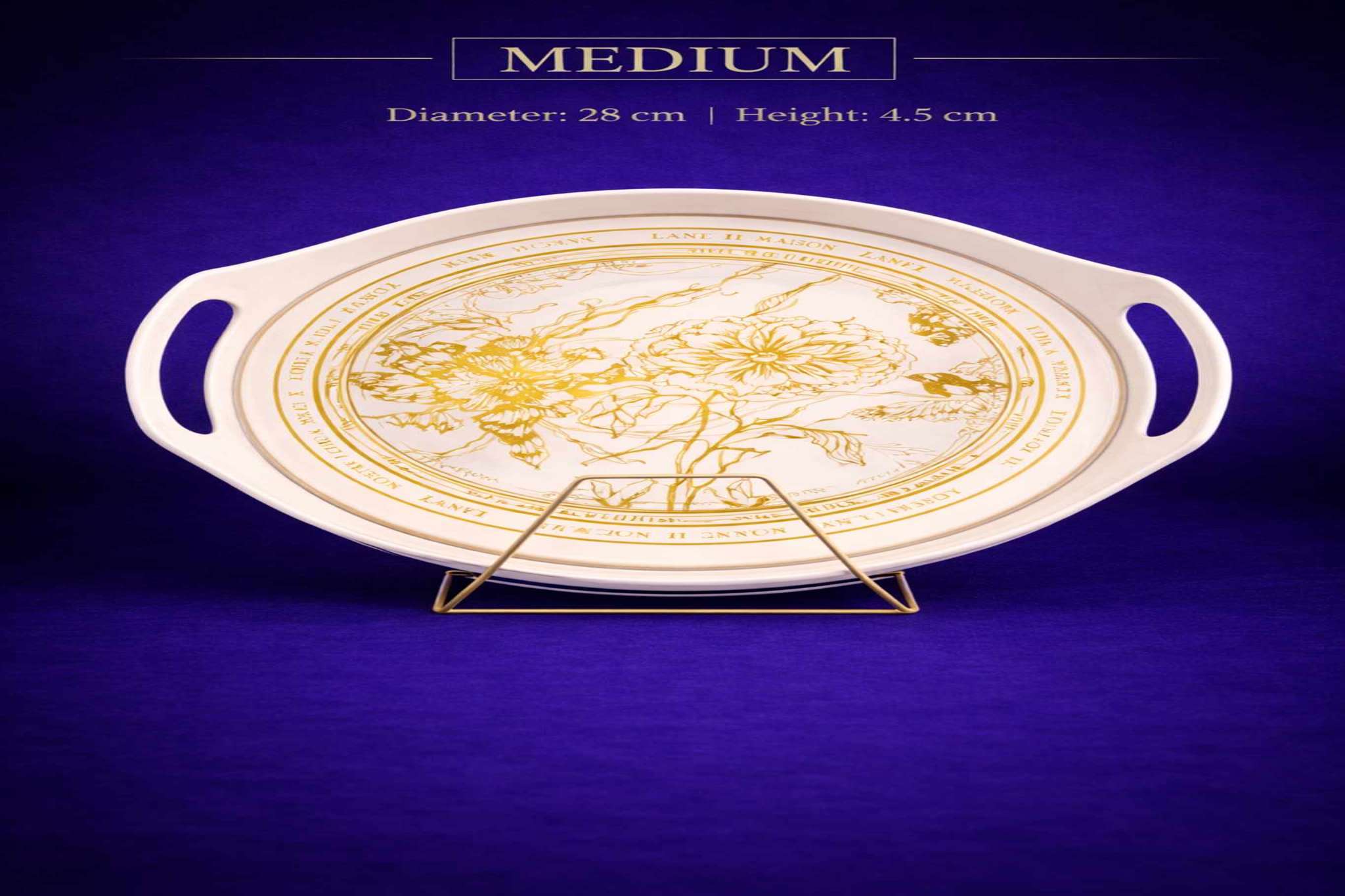 طبق تقديم للضيافة العائلية متوسط