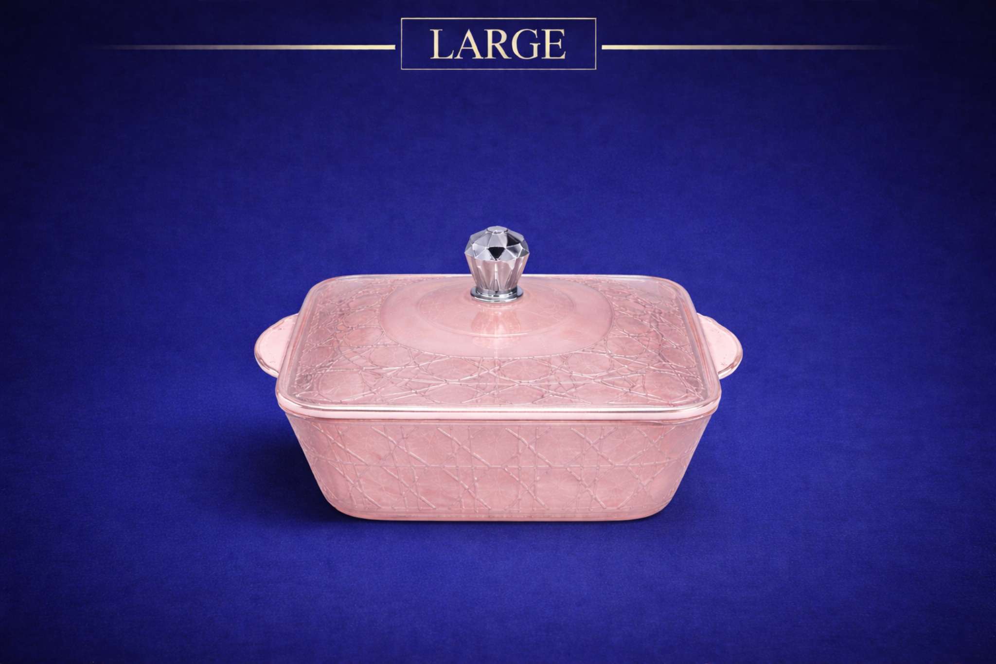 طبق فواكه دائري أنيق بقاعدة مرتفعة