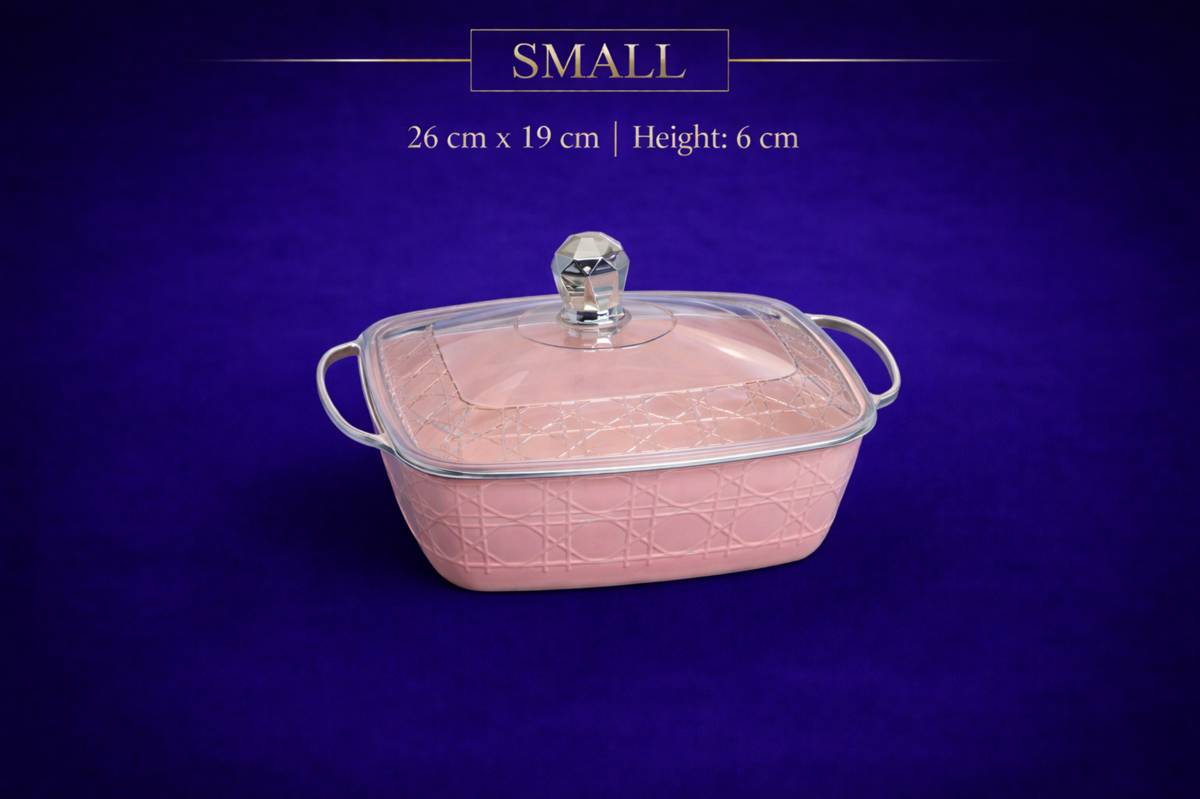 طبق تقديم دائري أنيق للسفرة صغير