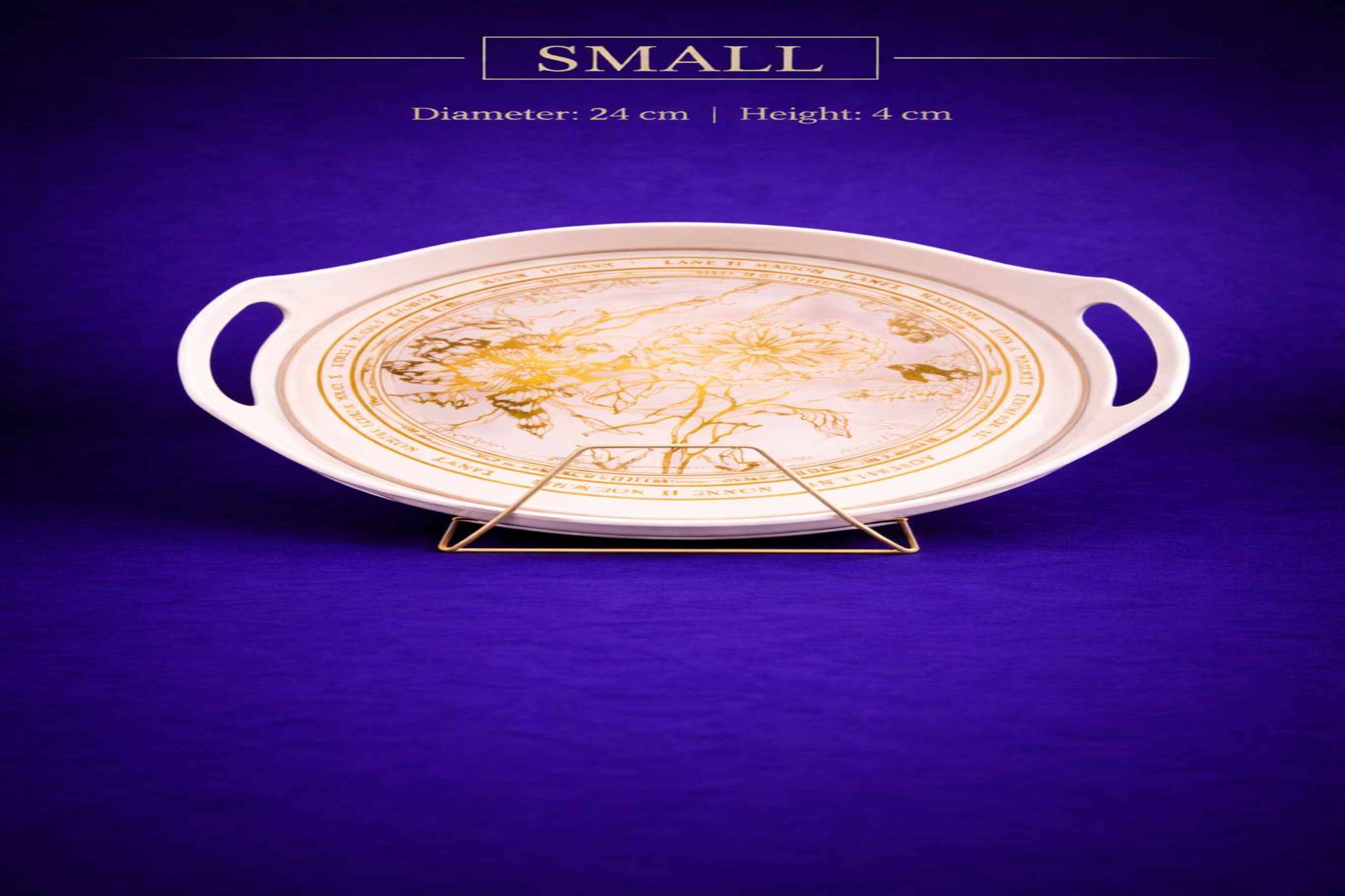 طبق تقديم للضيافة العائلية صغير